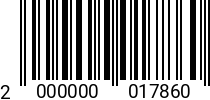 Штрихкод Болт 12 х 50 ГОСТ 7786 2000000017860