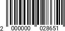 Штрихкод Винт 2 х 12 ГОСТ 17473 оц. 2000000028651