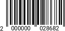 Штрихкод Винт 2,5 х 6 ГОСТ 17473 оц. 2000000028682