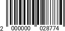 Штрихкод Винт 3 х 6 ГОСТ 10621 (самонарез.) оц. 2000000028774