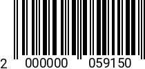 Штрихкод Cаморез 3.5 х 16 шестигр.г.DIN 7976 оц. 2000000059150