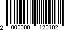 Штрихкод Дюбель Е 16х110 (распорный) нейл. арт.8701036 2000000120102