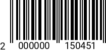 Штрихкод Заклепка 3 х 15 ГОСТ 10300 2000000150451