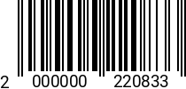 Штрихкод ЗАЖИМ ТРОСА SIMPLEX 6 ММ A4 2000000220833