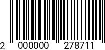 Штрихкод Винт 3 х 20 ГОСТ 10621 (самонарез.) оц. 2000000278711