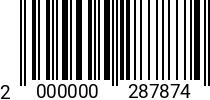 Штрихкод Винт 4 х 16 * 8.8 DIN 912 оц. полн. р. 2000000287874