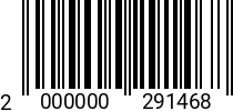 Штрихкод Болт 12 х 80 ГОСТ 7786 2000000291468