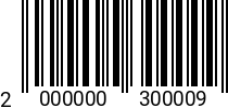 Штрихкод Саморез для дер.констр. 4 х 60 ж.ц. потай. Torx 20 (200 шт.) 2000000300009