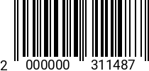 Штрихкод шуруп универс.3 х 35 ж.ц. Zen потай PZ (1000 шт) 2000000311487