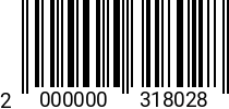 Штрихкод Гайка самокон. М 8 * 6.0 DIN 985 оц. (1000шт.) 2000000318028