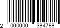 Штрихкод Винт 3 х 10 полупот. крест DIN 966 оц. 2000000384788