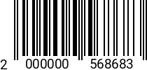 Штрихкод Гайка с фланцем М 4 * 8.0 DIN 6923 оц. (с насечк) 2000000568683