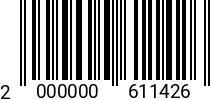 Штрихкод Винт М10х 20 полукр.гол. ISO 7380 A2 2000000611426