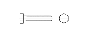 Болт 8 х 20 * 10.9 DIN EN ISO 4017 (933) оц. (РМЗ)