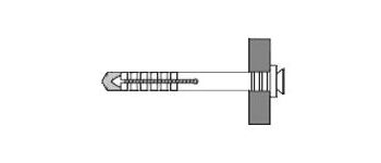 Дюбель-гвоздь UCX 8х100 V (цилиндр) нейл. арт.8710011